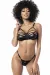 Dreiteiliges Wetlook-Dessous-Set - MAL2729BLK von Mapale