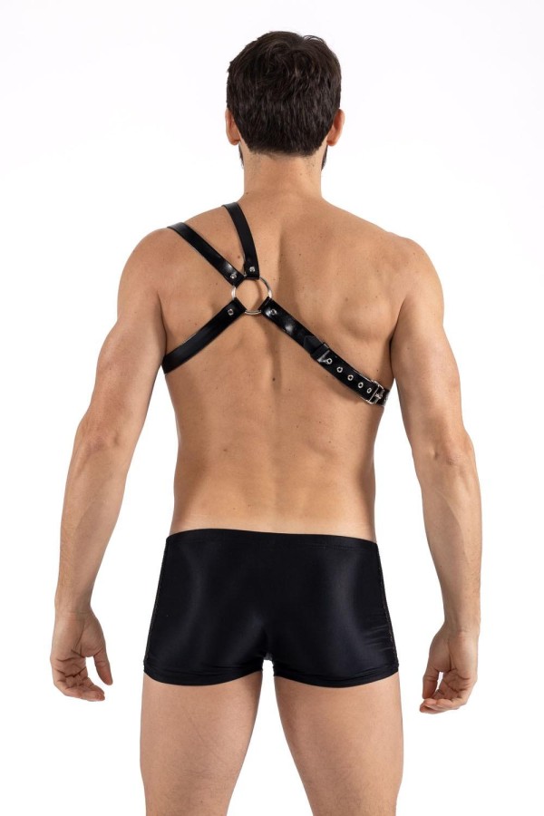 Schwarzer Schulter-Harness Lm275018blk von Look Me kaufen | Fesselliebe