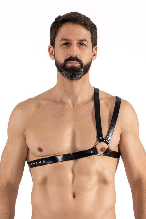 Schwarzer Schulter-Harness Lm275018blk von Look Me kaufen | Fesselliebe
