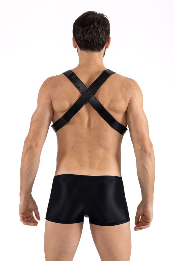 Schwarzer Schulter-Harness Lm275017blk von Look Me kaufen | Fesselliebe