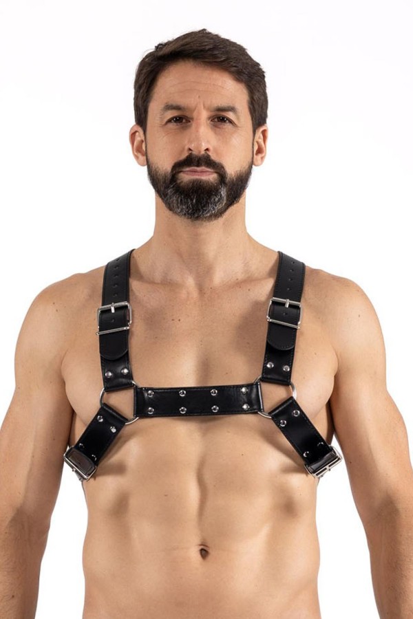 Schwarzer Schulter-Harness Lm275017blk von Look Me kaufen | Fesselliebe