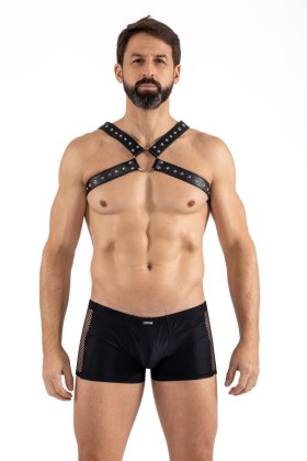 Schwarzer Schulter-Harness Lm275016blk von Look Me kaufen | Fesselliebe