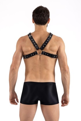 Schwarzer Schulter-Harness Lm275016blk von Look Me kaufen | Fesselliebe