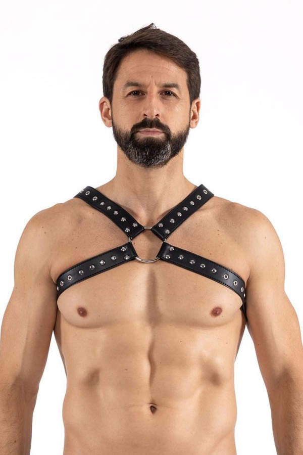 Schwarzer Schulter-Harness Lm275016blk von Look Me kaufen | Fesselliebe