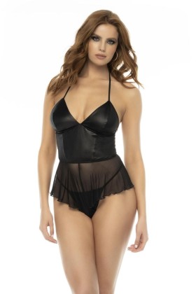 Schwarzer Body - Mal7547blk von Mapale kaufen | Fesselliebe