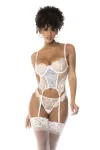 Weißes Bustier und String - Mal8836ivry von Mapale