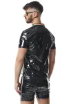 PVC Polo Shirt RMRaffaeleRBW schwarz kaufen - Fesselliebe