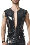 PVC Herren Weste RMTaddeoRBW schwarz kaufen - Fesselliebe