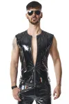 PVC Herren Weste RMTaddeoRBW schwarz kaufen - Fesselliebe