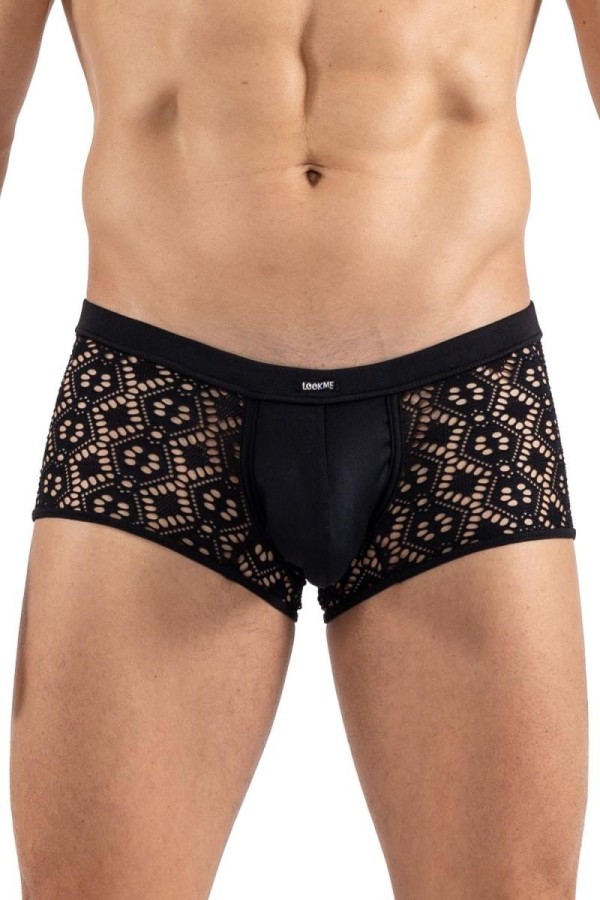 Schwarzer Boxer Shorts 2407-67 von Look Me kaufen | Fesselliebe