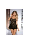 Liliana Chemise Schwarz von Avanua kaufen - Fesselliebe