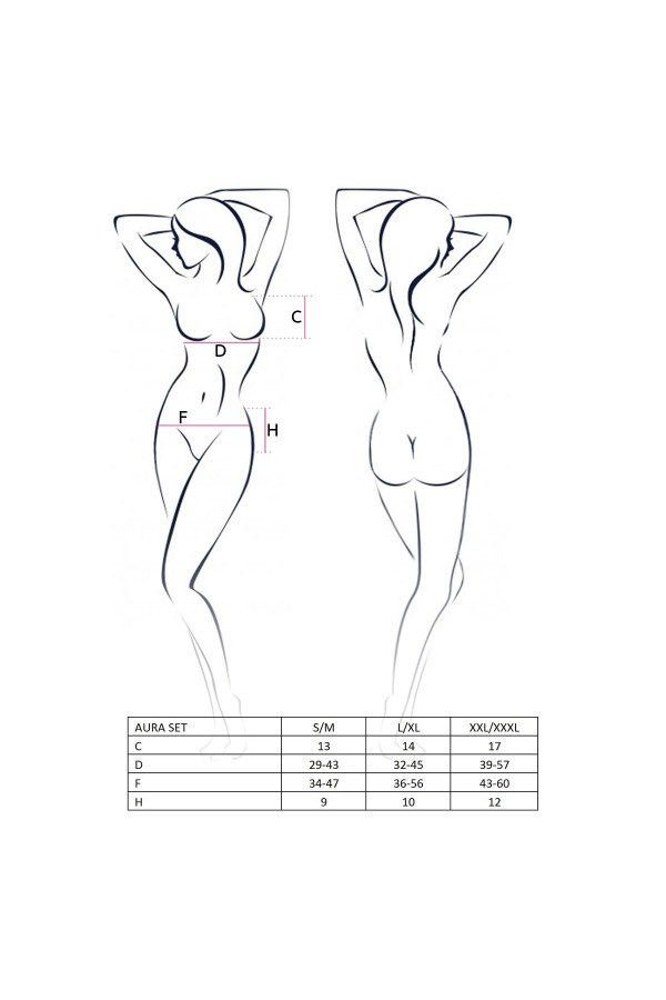 Aura Set Schwarz von Passion Erotic Line kaufen | Fesselliebe