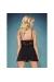 Babydoll & Tanga Schwarz 810-Bab-1 von Obsessive