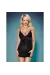 Chemise & Tanga schwarz 810-Che-1 von Obsessive