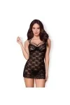 Chemise & Tanga Schwarz 860-Che-1 von Obsessive kaufen - Fesselliebe