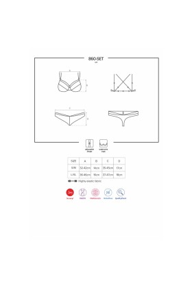 2er Set rot 860-Set-3 von Obsessive kaufen | Fesselliebe