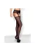 Garter Strümpfen S307 schwarz von Obsessive