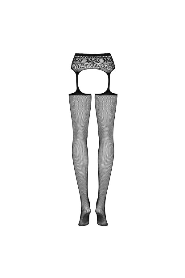 Garter Strümpfen S307 schwarz von Obsessive kaufen | Fesselliebe