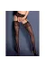 Garter Strümpfen S500 schwarz von Obsessive