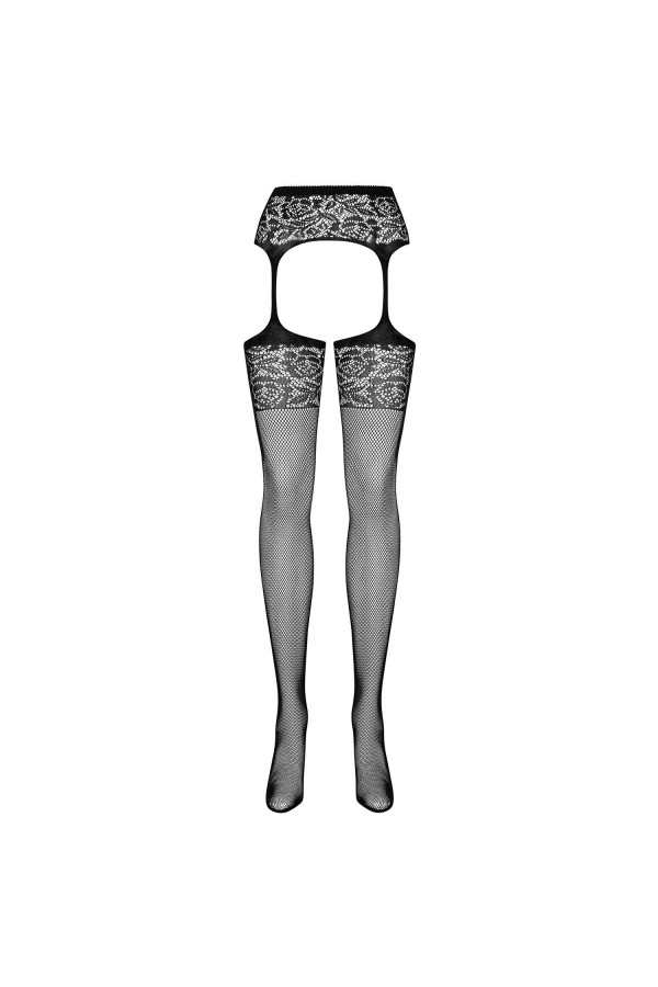 Garter Strümpfen S500 schwarz von Obsessive kaufen | Fesselliebe