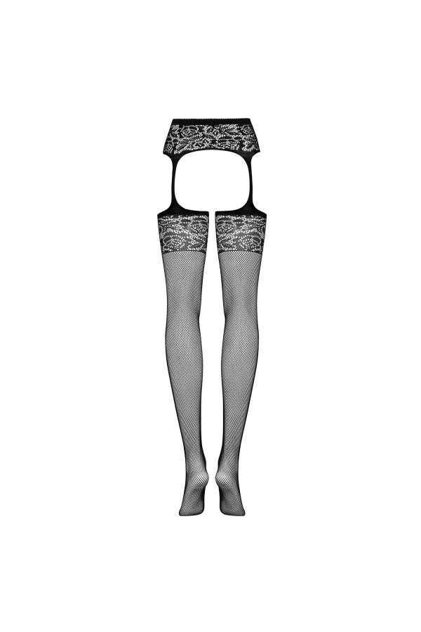 Garter Strümpfen S500 schwarz von Obsessive kaufen | Fesselliebe