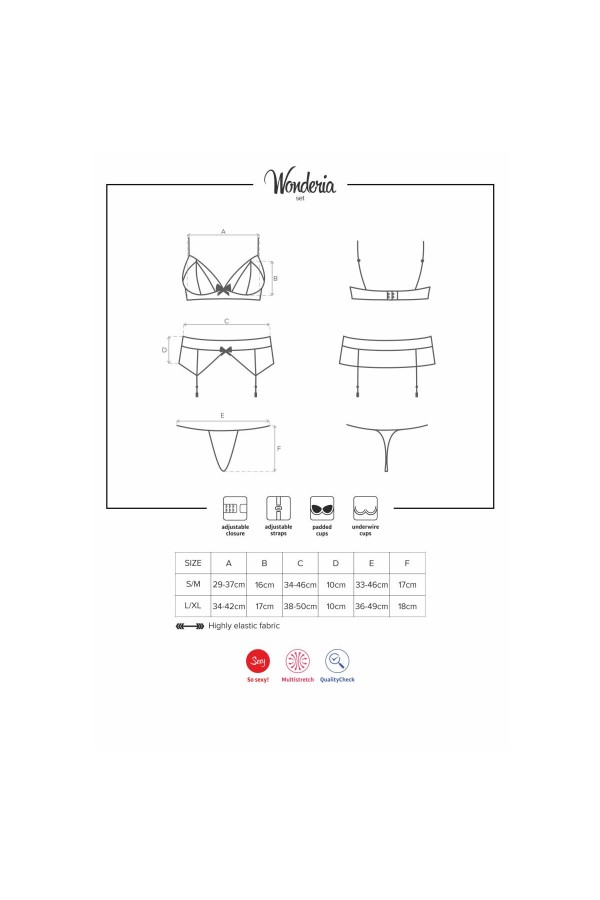 Wonderia 3er Set von Obsessive kaufen | Fesselliebe