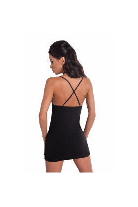 Bristol Chemise schwarz-Leo von Irall kaufen | Fesselliebe