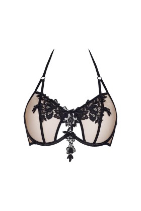 BH beige-schwarz V-8841 von Axami kaufen | Fesselliebe