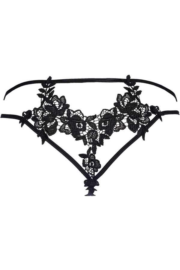 String beige-schwarz V-8848 von Axami kaufen | Fesselliebe