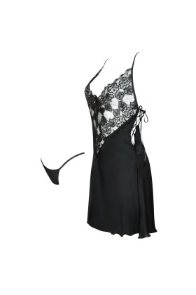 Leslie Chemise schwarz von Beauty Night Fashion kaufen | Fesselliebe