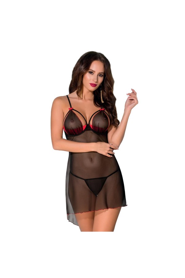 Cyra Chemise schwarz von Avanua kaufen | Fesselliebe