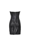 Kleid Schwarz V-9109 von Axami kaufen - Fesselliebe