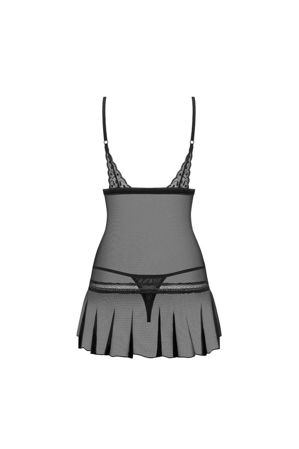 Shibu Chemise & Tanga schwarz von Obsessive kaufen | Fesselliebe