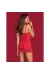 Chemise & Tanga rot 853-Che-3 von Obsessive