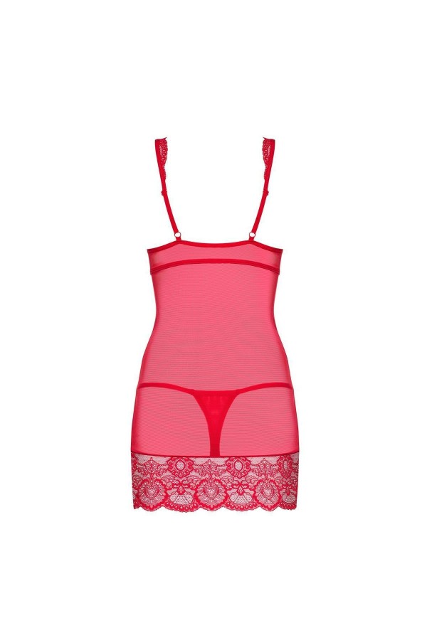 Chemise & Tanga rot 853-Che-3 von Obsessive kaufen | Fesselliebe