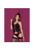 Bunny Suit 4er Schwarz von Obsessive