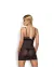 Wonderia Chemise & Tanga Schwarz von Obsessive