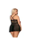 Babydoll & Tanga Schwarz Size Plus 838-Bab-1 von Obsessive Size Plus kaufen - Fesselliebe