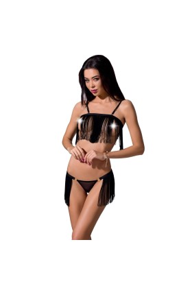 Kassandra 2er Set mit offenem BH schwarz von Passion-Exklusiv kaufen | Fesselliebe