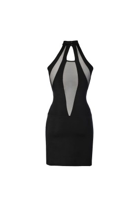 Kleid schwarz V-9269 von Axami kaufen | Fesselliebe