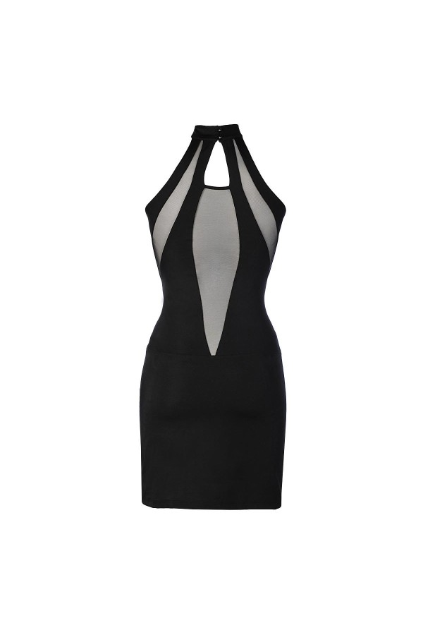 Kleid schwarz V-9269 von Axami kaufen | Fesselliebe