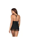 Chiccanta Babydoll & Tanga Schwarz von Obsessive kaufen - Fesselliebe