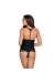 Chiccanta offener Schritt Body schwarz von Obsessive