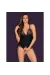 Chiccanta offener Schritt Body schwarz von Obsessive