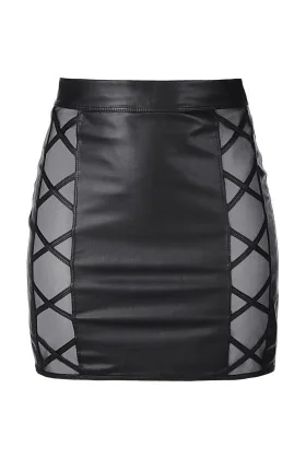 Skirt schwarz V-9329 von Axami