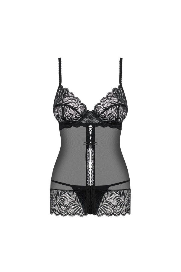 Contica Babydoll & Tanga schwarz von Obsessive kaufen | Fesselliebe