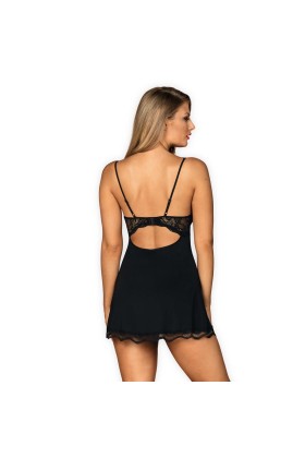 Luvae Babydoll & Tanga schwarz von Obsessive kaufen | Fesselliebe