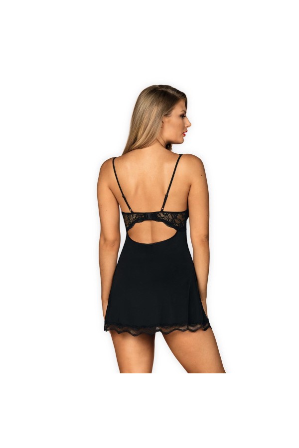 Luvae Babydoll & Tanga schwarz von Obsessive kaufen | Fesselliebe