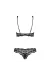 Luvae 2er Set mit Offenen Cups Schwarz von Obsessive