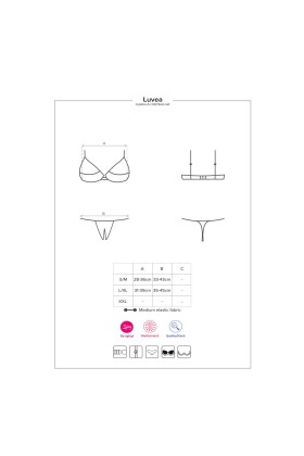 Luvae 2er Set Cupless schwarz von Obsessive kaufen | Fesselliebe